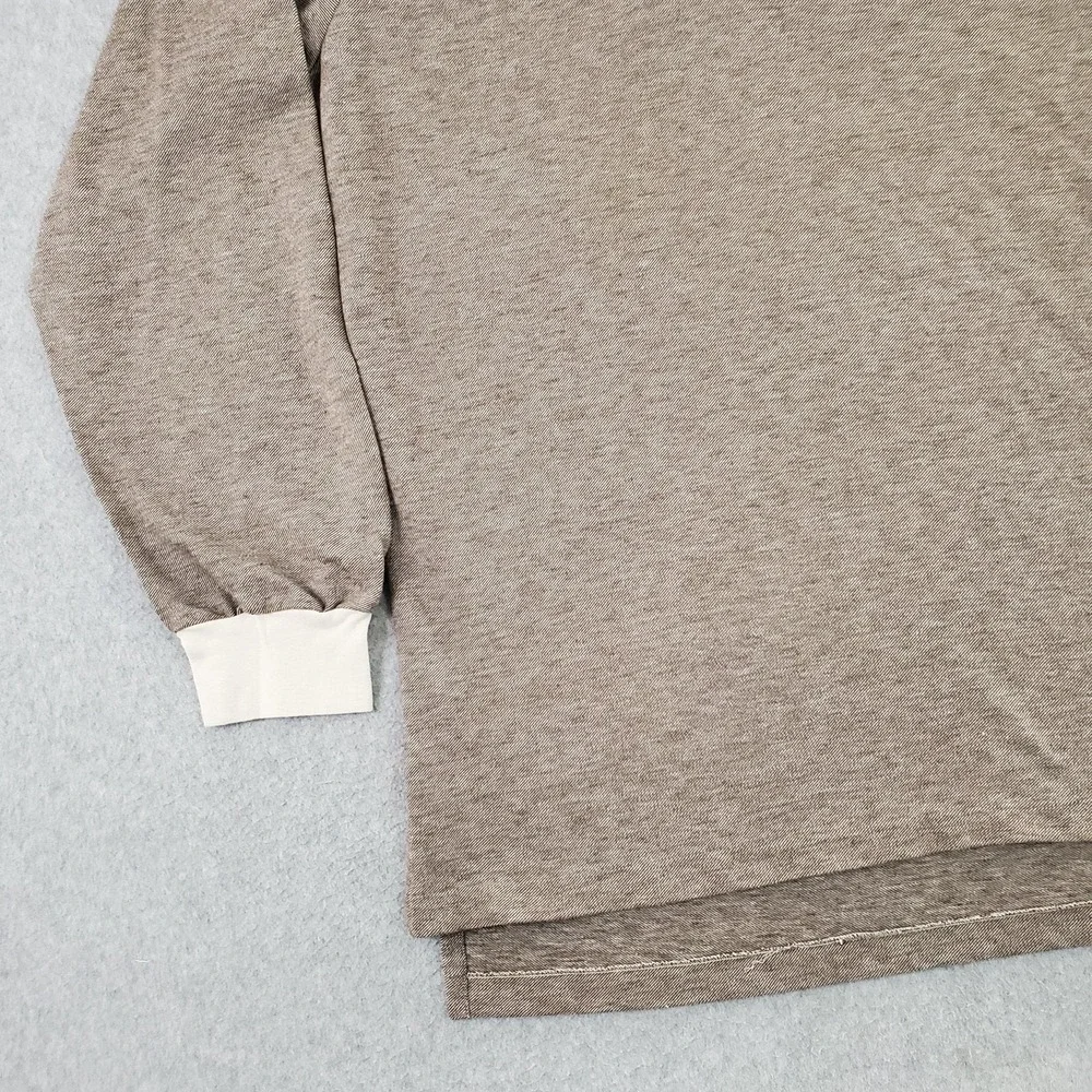 Polo Golf Ralph Lauren Polo Shirt Mens 2XL Brown Long Sleeve Cotton Knit Logo